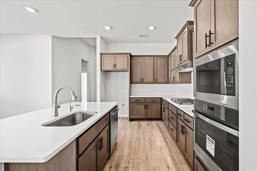 Furnished interior view inside a new home in Trace, San Marcos (Image 12).