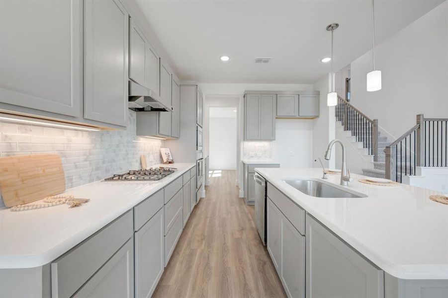 Furnished interior view inside a new home in Vintage Village, Argyle (Image 8).