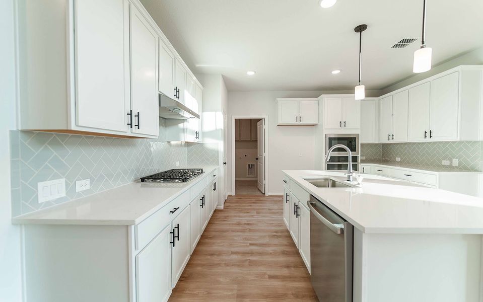 Furnished interior view inside a new home in Santa Rita Ranch, Georgetown (Image 7).