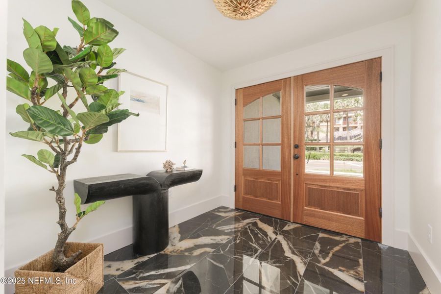 Furnished interior in a model home at Townhomes on 1st in Jacksonville Beach (Image 26).