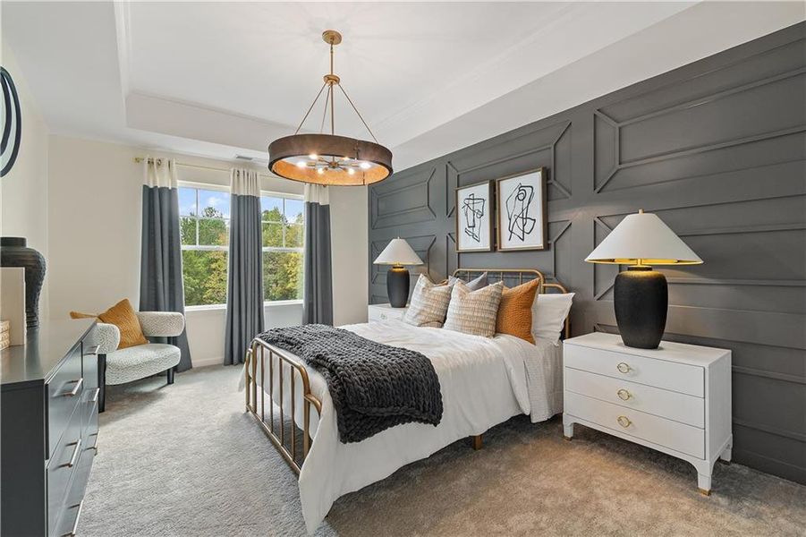 Furnished interior view inside a new home in Northcroft, Lawrenceville (Image 40).