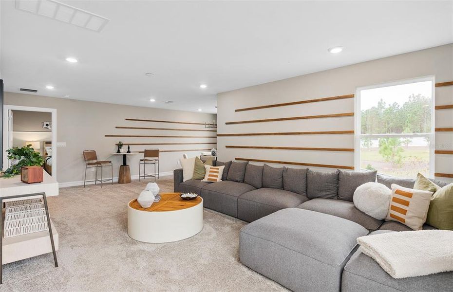 Furnished interior view inside a new home in Willow Ridge, Montverde (Image 13).