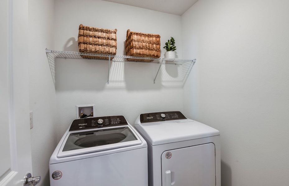 Convenient Laundry Room