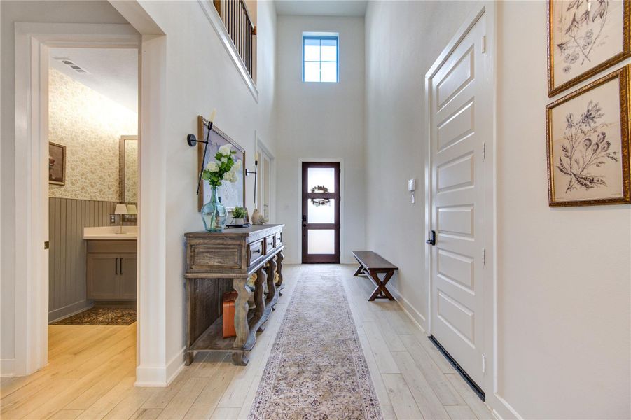 Furnished interior view inside a new home in Cross Creek West, Fulshear (Image 7).
