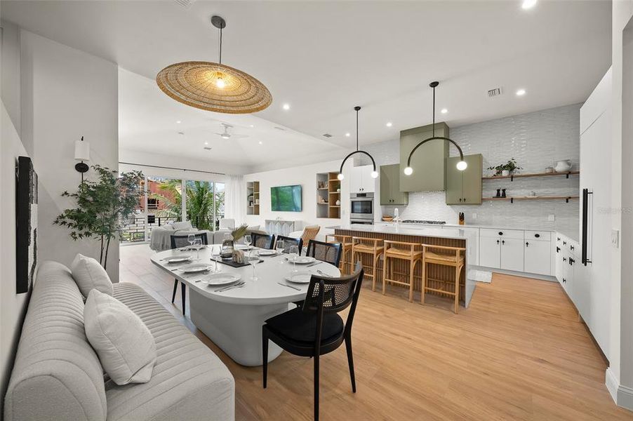 Furnished interior view inside a new home in , Sarasota (Image 57).