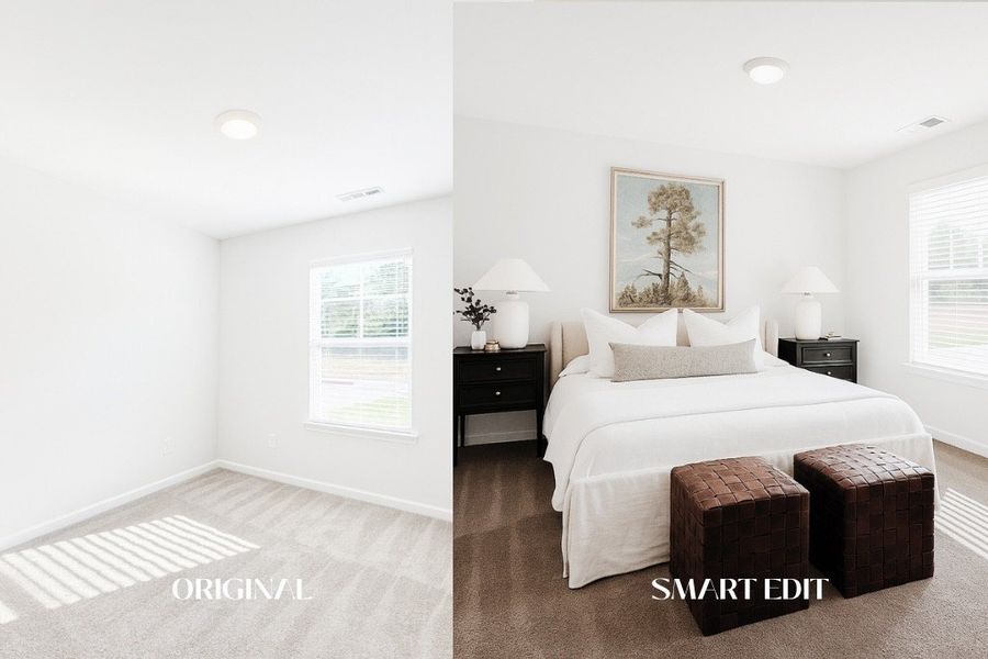 Furnished interior view inside a new home in Wheatfield, Shelbyville (Image 3).