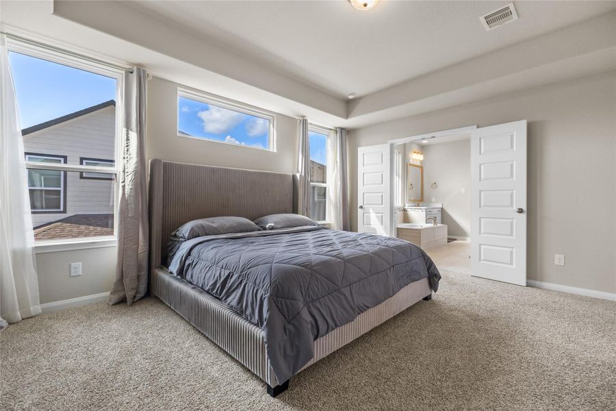 Furnished interior view inside a new home in , Houston (Image 31).