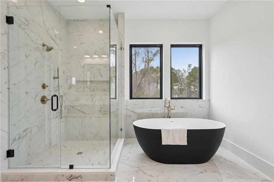 Furnished interior view inside a new home in , Roswell (Image 52).