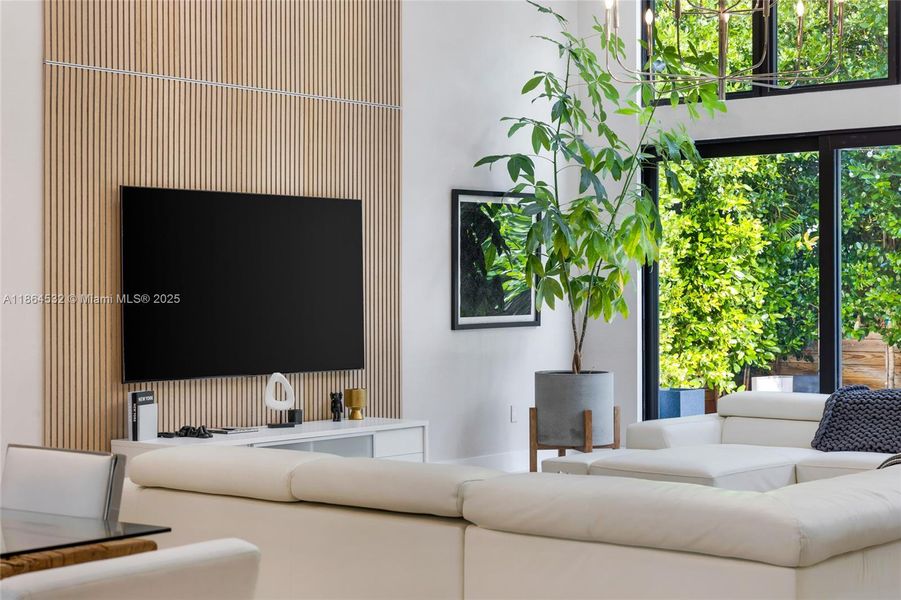 Furnished interior view inside a new home in , Miami (Image 26).