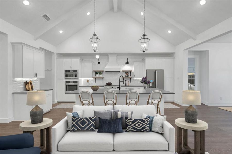 Furnished interior view inside a new home in Sterling Greene, Arlington (Image 9).