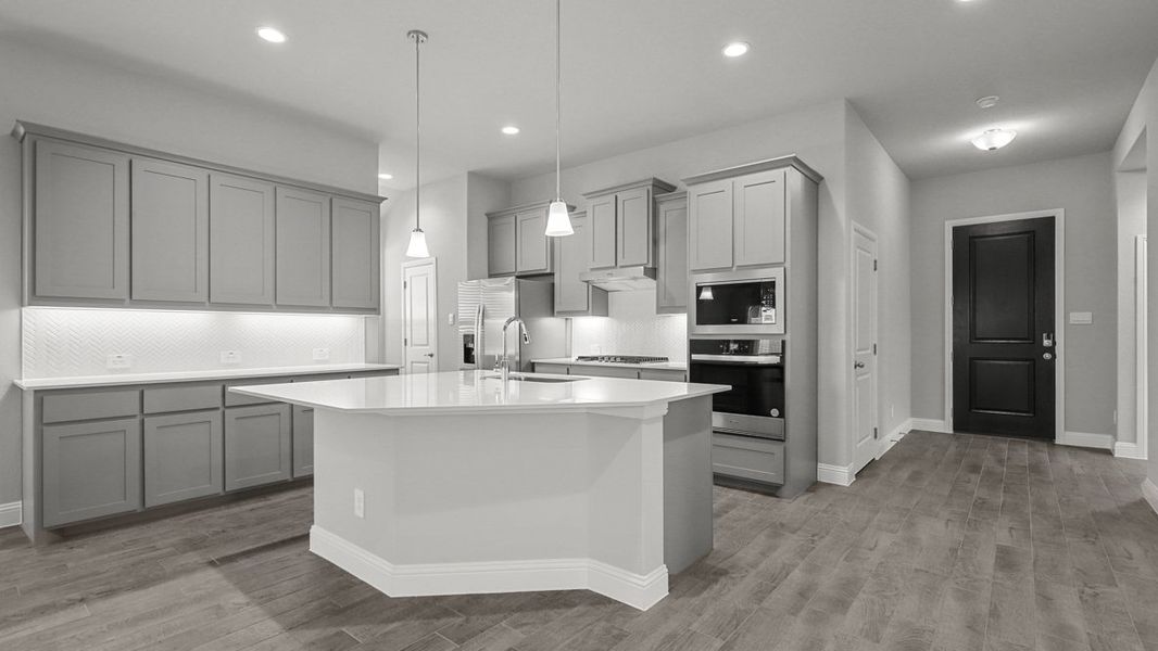 Furnished interior view inside a new home in Treeline, Justin (Image 5).