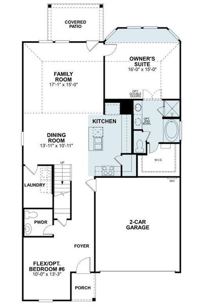 2D floor plan layout of this home in Moran Ranch, Willis, TX (Image 5). 2D floor plan layout of this home in Moran Ranch, Willis, TX (Image 5).