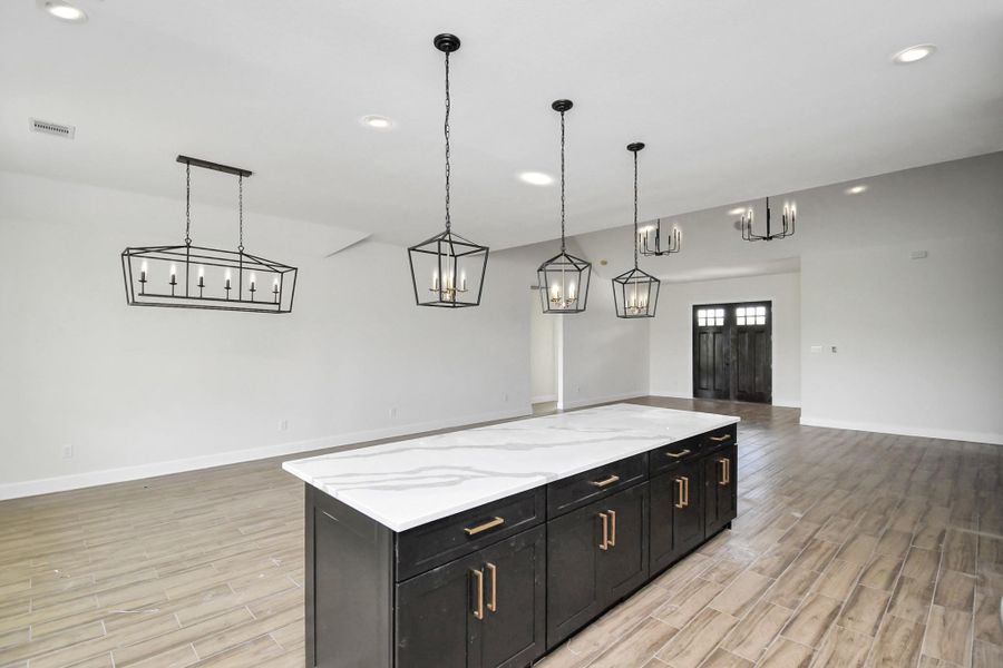 Furnished interior view inside a new home in , Angleton (Image 12).