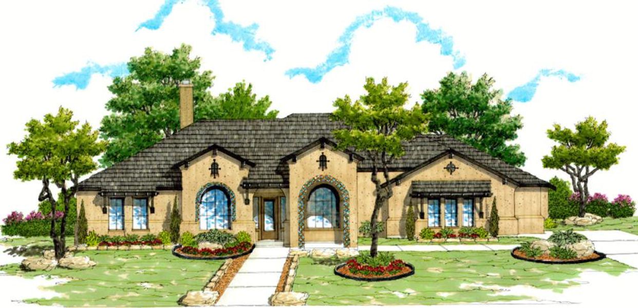 Representative rendering of the exterior for the 3494 by Texas Homes (Image 2). Representative rendering of the exterior for the 3494 by Texas Homes (Image 2).