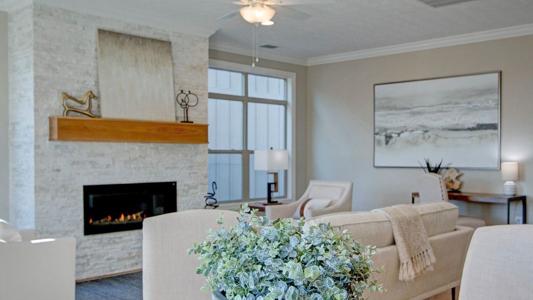 Representative furnished interior of a home built from the Capri by Epcon Communities in The Fairways at Eden, Eden (Image 11). Representative furnished interior of a home built from the Capri by Epcon Communities in The Fairways at Eden, Eden (Image 11).
