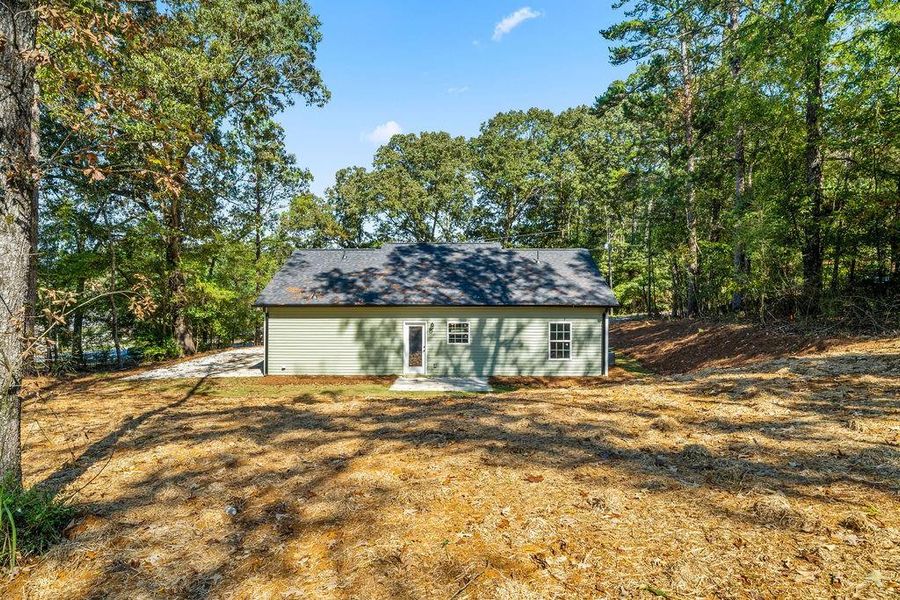 Exterior details and patio area of a home in , Cedartown (Image 22). Exterior details and patio area of a home in , Cedartown (Image 22).