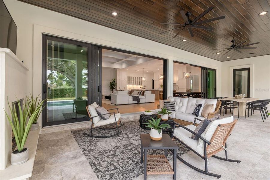 Exterior details and patio area of a home in , Belleair (Image 28).