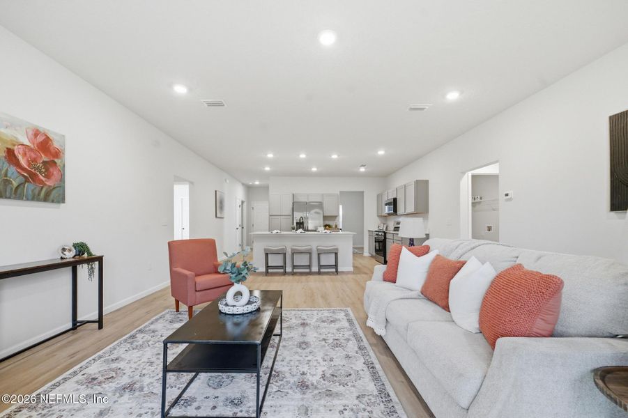 Furnished interior view inside a new home in , Jacksonville (Image 26).