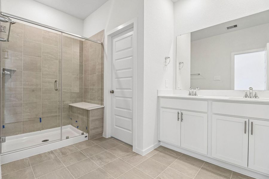 Photos are not of the actual home, but are photos of the builder home with same floorplan with similar interior finishes.