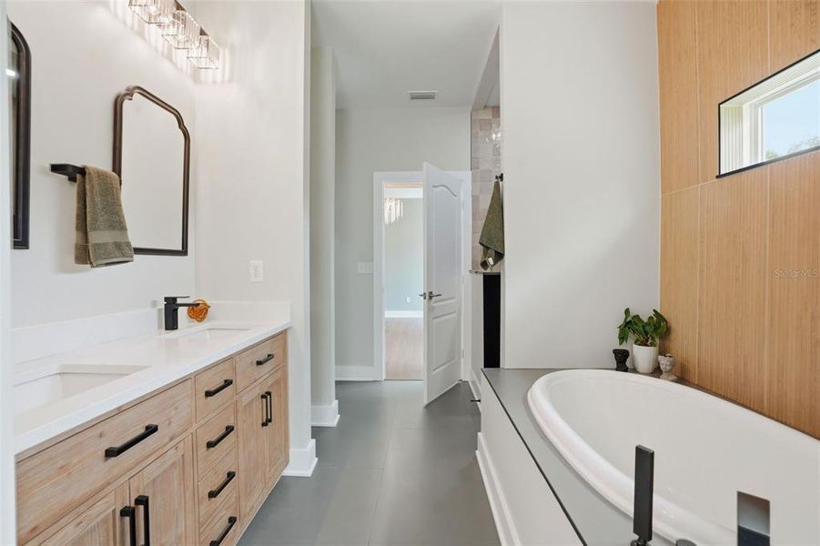 Furnished interior view inside a new home in , Webster (Image 13).