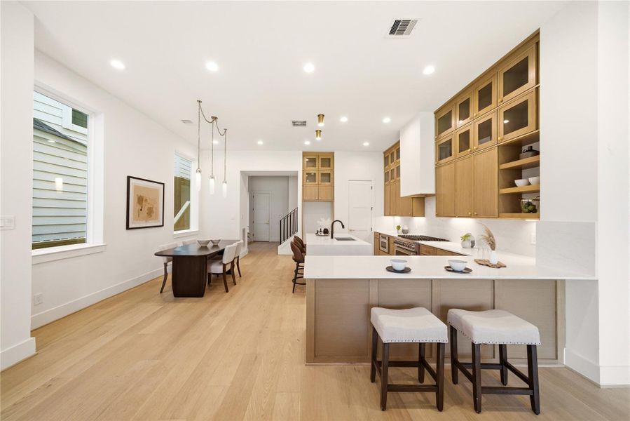 Furnished interior view inside a new home in , Houston (Image 5).