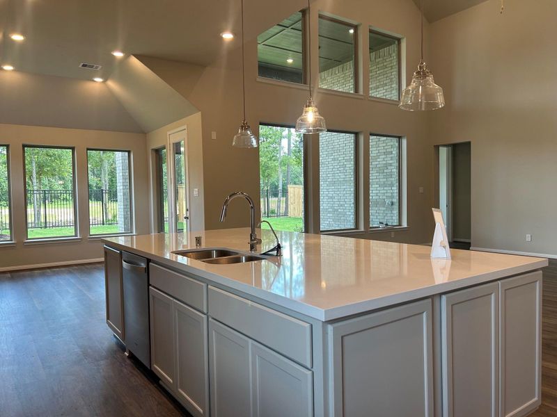 Furnished interior view inside a new home in The Highlands, Porter (Image 7).