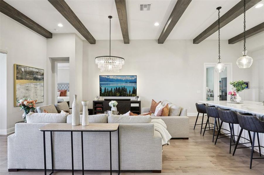 Furnished interior view inside a new home in , San Antonio (Image 14).