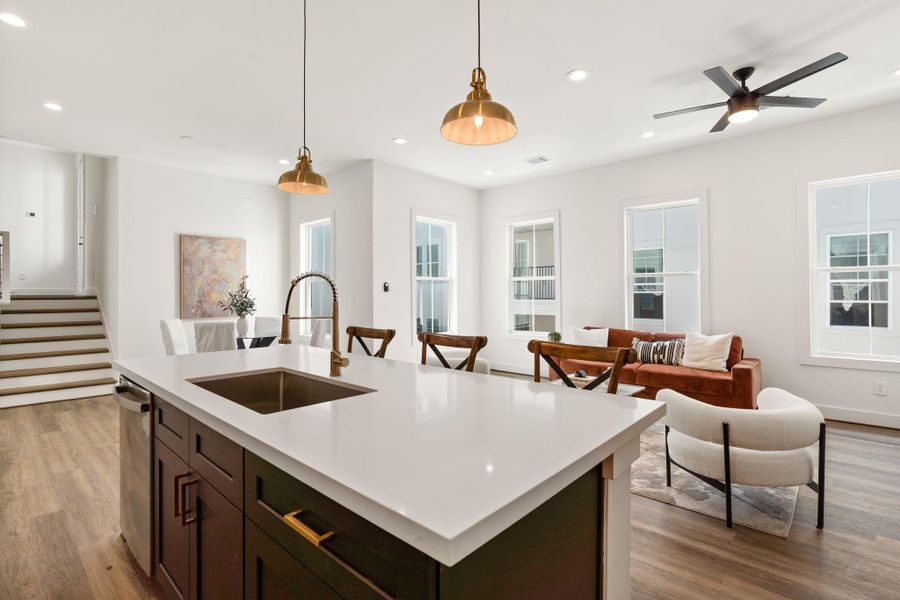 Furnished interior view inside a new home in , Houston (Image 25).