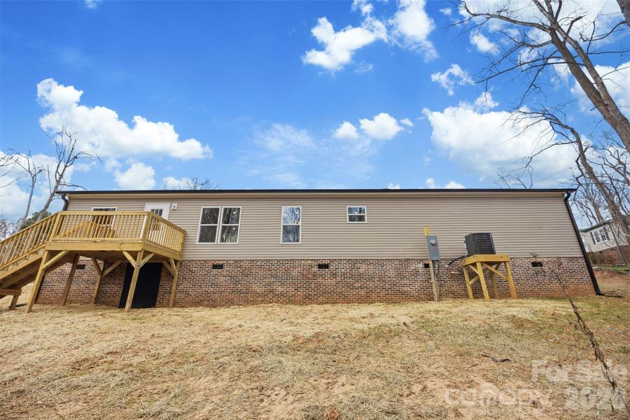 Exterior details and patio area of a home in , Mooresville (Image 18).