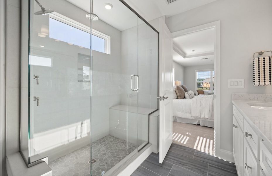 Representative furnished interior of a home built from the Mercer by Pulte Homes in Mailman Post, Knightdale (Image 16).