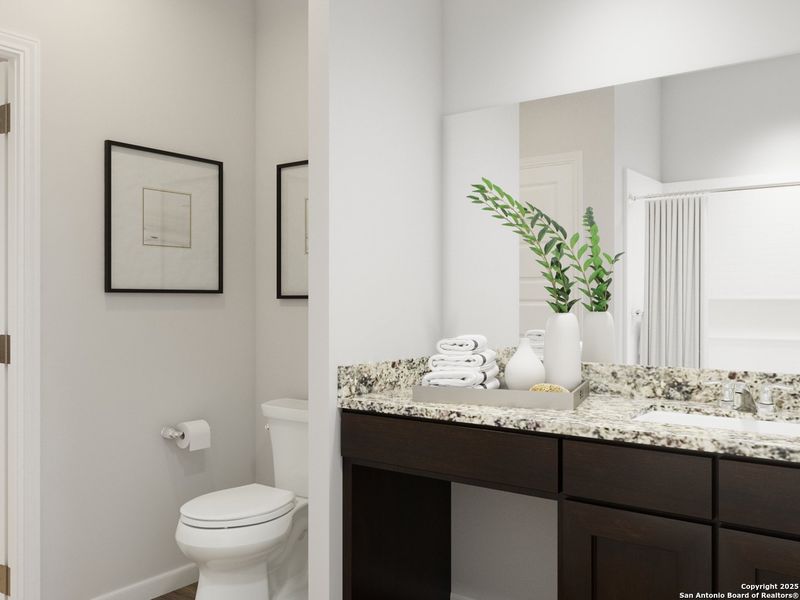 Furnished interior view inside a new home in Abbott Place, St. Hedwig (Image 12). Furnished interior view inside a new home in Abbott Place, St. Hedwig (Image 12).