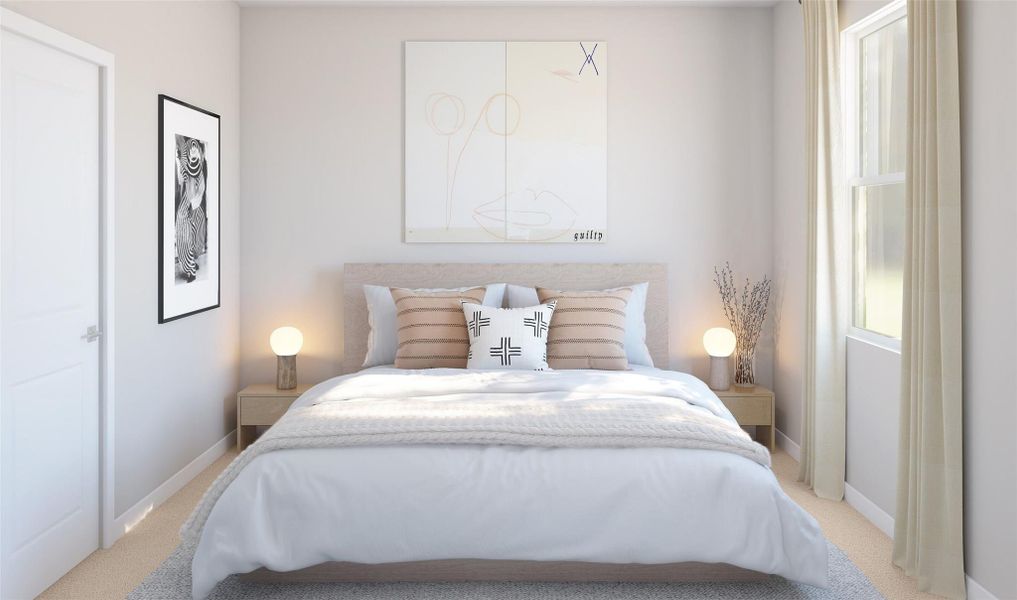 Bedroom 2 (*Artist rendering used for illustration purposes only.)