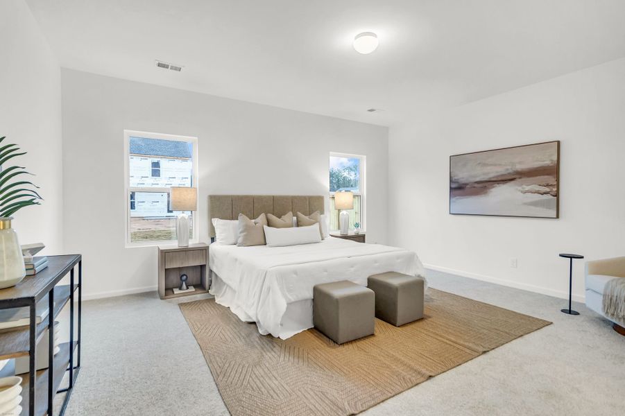 Furnished interior view inside a new home in Homecoming, Ravenel (Image 22).