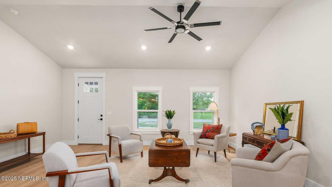 Furnished interior view inside a new home in , Hampton (Image 9).
