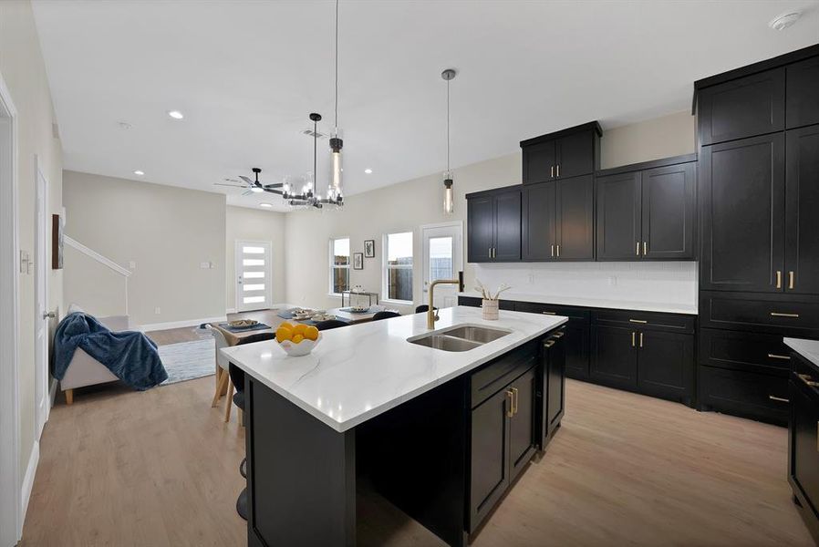 Furnished interior view inside a new home in , Fort Worth (Image 16). Furnished interior view inside a new home in , Fort Worth (Image 16).