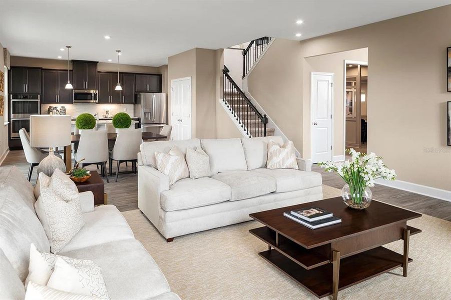 Furnished interior view inside a new home in Parkview Preserve, Apopka (Image 7). Furnished interior view inside a new home in Parkview Preserve, Apopka (Image 7).