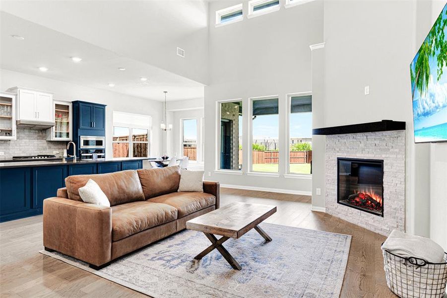 Furnished interior view inside a new home in , Forney (Image 17). Furnished interior view inside a new home in , Forney (Image 17).