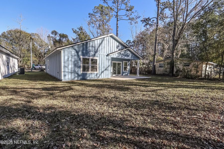 Exterior details and patio area of a home in , Baldwin (Image 4). Exterior details and patio area of a home in , Baldwin (Image 4).