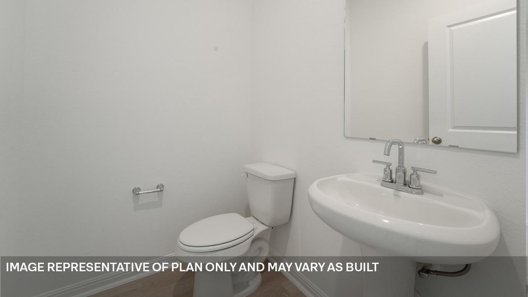 Furnished interior view inside a new home in Prairie Lakes, Buda (Image 6).