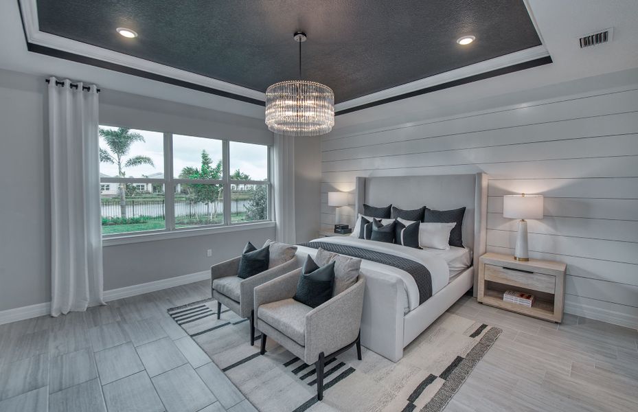 Furnished interior view inside a new home in Avondale at Avenir, Palm Beach Gardens (Image 5).