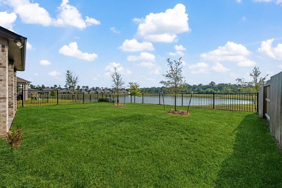 Exterior details and patio area of a home in Balmoral, Humble (Image 19). Exterior details and patio area of a home in Balmoral, Humble (Image 19).
