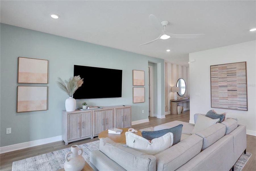 Furnished interior view inside a new home in Angeline, Land O' Lakes (Image 12).