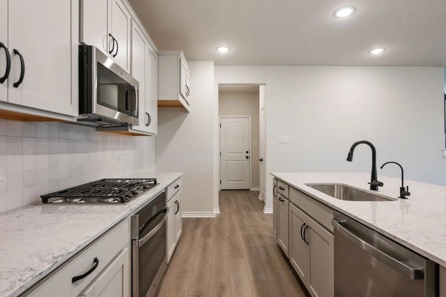Furnished interior view inside a new home in Lariat, Liberty Hill (Image 11).