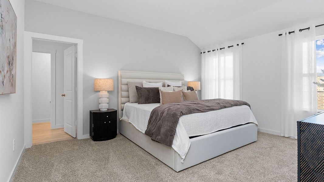 Furnished interior view inside a new home in Tamarron, Fulshear (Image 17).