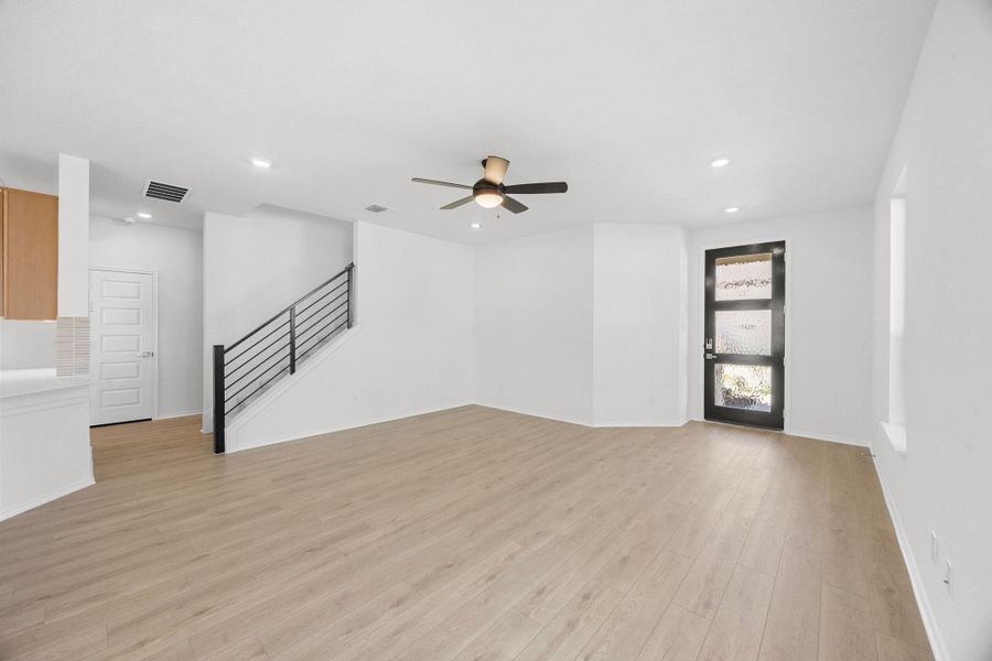 Spacious, unfurnished interior of a new home in Retreat at San Gabriel, Georgetown (Image 13).