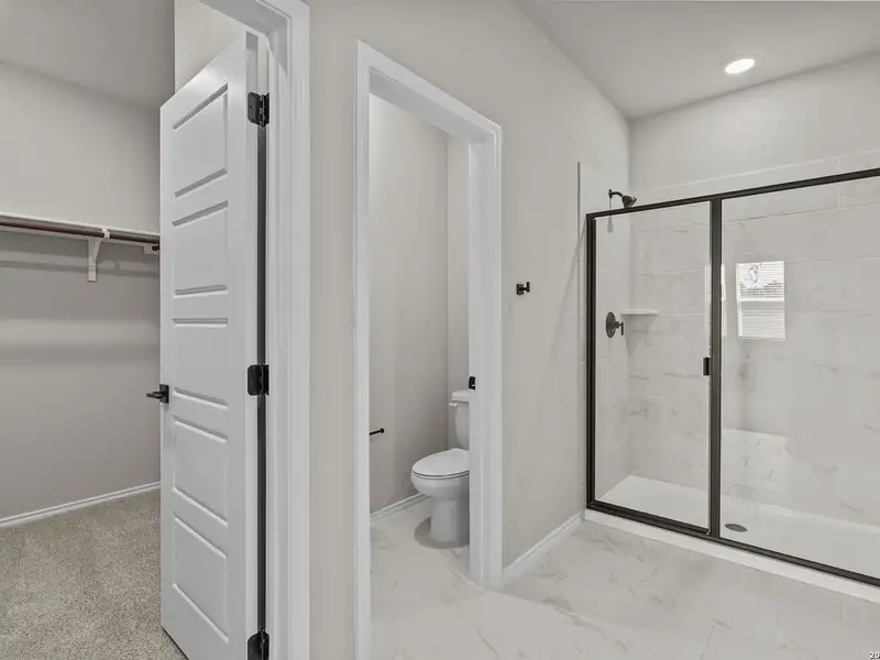Furnished interior view inside a new home in Bricewood, San Antonio (Image 17).