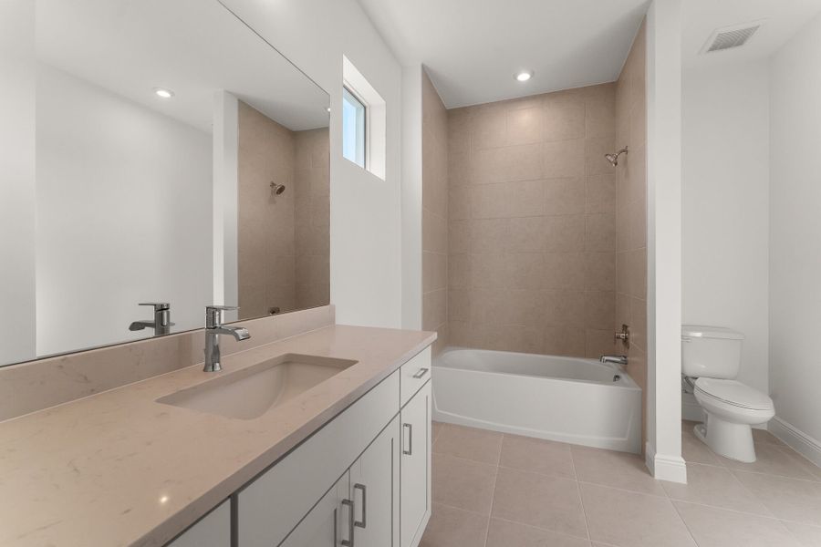 Representative furnished interior of a home built from the Barberton by Mattamy Homes in Newfield, Palm City (Image 8).