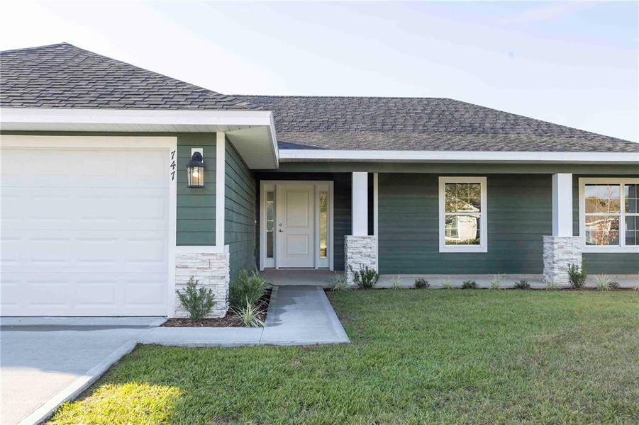 Exterior details and patio area of a home in The Preserve at Laurel Lake, Lake City (Image 40).