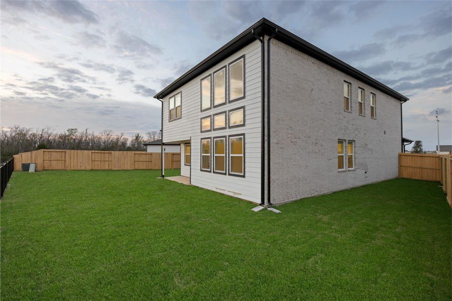 Exterior details and patio area of a home in , Manvel (Image 3). Exterior details and patio area of a home in , Manvel (Image 3).