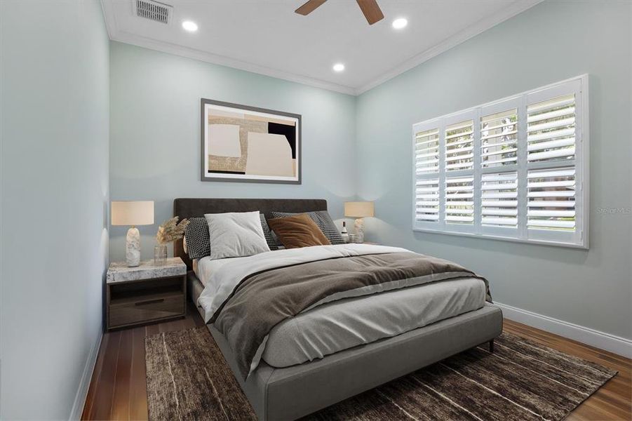 Furnished interior view inside a new home in , Micanopy (Image 24).